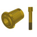 ZZ BASE C-J-CCTB-G 4.3 (Con. Ti-Base Non-Hex & Scr Gold)