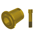 ZZ BASE C-J-CCTB-G 5.0 (Con. Ti-Base Non-Hex & Scr Gold)