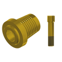 ZZ BASE C-J-CCTB-L10-G 5.0 (Con. Ti-Base Non-Hex & Scr Gold)
