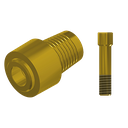ZZ BASE C-J-CCTB-L30-G 5.0 (Con. Ti-Base Non-Hex & Scr Gold)