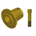 ZZ BASE C-J-CCTB-G 6.0 (Con. Ti-Base Non-Hex & Scr Gold)