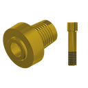 ZZ BASE C-J-CCTB-L20-G 6.0 (Con. Ti-Base Non-Hex & Scr Gold)