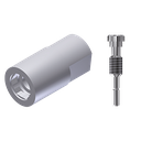 ZZ BASE BH-EX-WSM 5.0 (White Scanmarker & Screw)