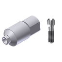 ZZ BEGO-SEM-WSM 5.50 (White Scanmarker & Screw)