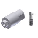 ZZ BASE ID-LEG-WSM-WHITE 5.7 (White Scanmarker & Screw)