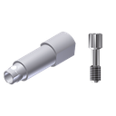 ZZ BASE MIS-C1-WSM NARROW (White Scanmarker & Screw)