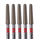 Diamantboor 201 FG ronde kop konisch, 2,1mm/10mm, á 5st