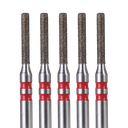 Diamantboor 203 FG platte kop cylinder, 1,1mm/6,5mm, á 5st