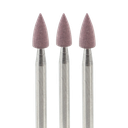 Zirconia polisher flame pink, 3.3mm/7mm/2.35mm, a 3st.